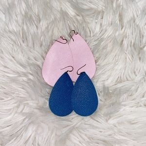 Nickel & Suede earrings